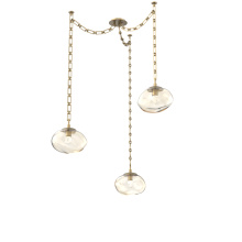 Hammerton SNB0068-03-GB-FA-CH3-L1 - Nova LED Multi Light Pendant Gilded Brass