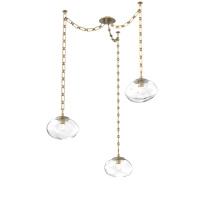 Hammerton SNB0068-03-GB-FC-CH3-L1 - Nova LED Multi Light Pendant Gilded Brass
