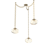 Hammerton SNB0068-03-GB-GA-CH2-L3 - Nova LED Multi Light Pendant Gilded Brass