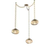 Hammerton SNB0068-03-GB-GB-CH2-L3 - Nova LED Multi Light Pendant Gilded Brass