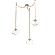 Hammerton SNB0068-03-GB-GC-CH2-L1 - Nova LED Multi Light Pendant Gilded Brass