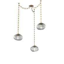 Hammerton SNB0068-03-GB-GS-CH3-L1 - Nova LED Multi Light Pendant Gilded Brass