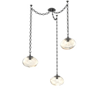 Hammerton SNB0068-03-MB-FA-CH1-L1 - Nova LED Multi Light Pendant Matte Black