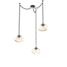 Hammerton SNB0068-03-MB-GA-CH1-L1 - Nova LED Multi Light Pendant Matte Black