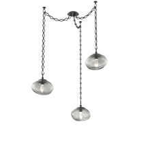 Hammerton SNB0068-03-MB-GS-CH1-L1 - Nova LED Multi Light Pendant Matte Black