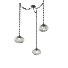 Hammerton SNB0068-03-MB-ZS-CH2-L3 - Nova LED Multi Light Pendant Matte Black