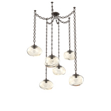 Hammerton SNB0068-06-FB-ZA-CH2-L3 - Nova LED Multi Light Pendant Flat Bronze