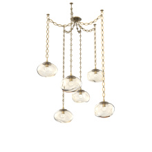 Hammerton SNB0068-06-GB-FA-CH2-L3 - Nova LED Multi Light Pendant Gilded Brass