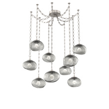 Hammerton SNB0068-09-BS-ZS-CH1-L3 - Nova LED Multi Light Pendant Beige Silver