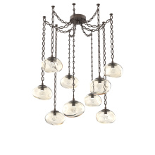 Hammerton SNB0068-09-FB-ZA-CH2-L3 - Nova LED Multi Light Pendant Flat Bronze