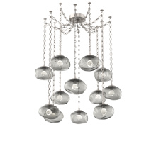 Hammerton SNB0068-12-BS-ZS-CH1-L3 - Nova LED Multi Light Pendant Beige Silver