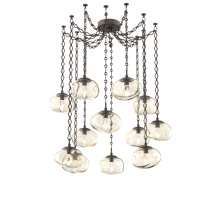 Hammerton SNB0068-12-FB-GA-CH1-L3 - Nova LED Multi Light Pendant Flat Bronze