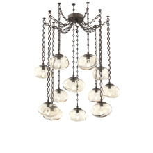 Hammerton SNB0068-12-FB-GA-CH2-L1 - Nova LED Multi Light Pendant Flat Bronze