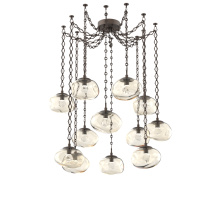 Hammerton SNB0068-12-FB-ZA-CH1-L1 - Nova LED Multi Light Pendant Flat Bronze