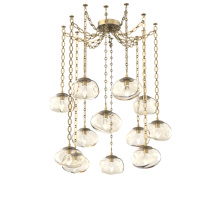 Hammerton SNB0068-12-GB-GA-CH2-L3 - Nova LED Multi Light Pendant Gilded Brass