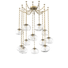 Hammerton SNB0068-12-GB-ZC-CH1-L1 - Nova LED Multi Light Pendant Gilded Brass