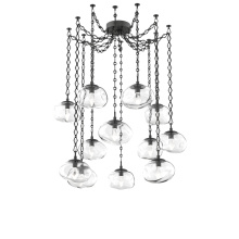 Hammerton SNB0068-12-MB-GC-CH1-L1 - Nova LED Multi Light Pendant Matte Black