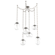 Hammerton SNB0069-06-BS-ZC-CH2-L1 - Cosmos Round 6pc Swag Multi-Pendant Chain (LED)