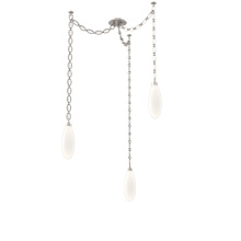 Hammerton SNB0071-03-BS-WL-CH2-L3 - Fiori Multi Light Pendant Beige Silver