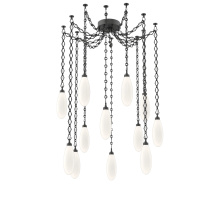 Hammerton SNB0071-12-MB-WL-CH1-L3 - Fiori Multi Light Pendant Matte Black