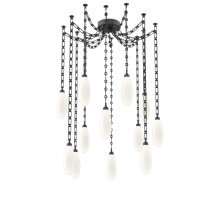Hammerton SNB0071-12-MB-WL-CH3-L3 - Fiori Multi Light Pendant Matte Black