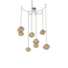 Hammerton SNB0089-06-BS-B-CH1-L1 - Mesa Multi Light Pendant Beige Silver