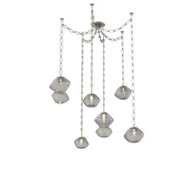 Hammerton SNB0089-06-BS-S-CH2-L1 - Mesa Multi Light Pendant Beige Silver