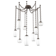 Hammerton SNB0091-09-FB-C-CH2-L1 - Vessel Multi Light Pendant Flat Bronze