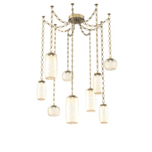 Hammerton SNB0091-09-GB-A-CH1-L1 - Vessel Multi Light Pendant Gilded Brass