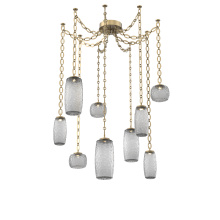 Hammerton SNB0091-09-GB-S-CH2-L3 - Vessel Multi Light Pendant Gilded Brass