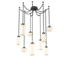 Hammerton SNB0091-09-MB-A-CH1-L3 - Vessel Multi Light Pendant Matte Black
