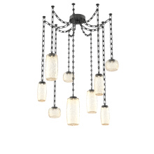 Hammerton SNB0091-09-MB-A-CH3-L3 - Vessel Multi Light Pendant Matte Black