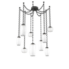 Hammerton SNB0091-09-MB-C-CH2-L3 - Vessel Multi Light Pendant Matte Black