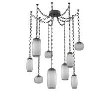 Hammerton SNB0091-09-MB-S-CH1-L1 - Vessel Multi Light Pendant Matte Black