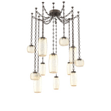Hammerton SNB0091-12-FB-A-CH1-L1 - Vessel Round Chain 12pc Swag Multi-Pendant