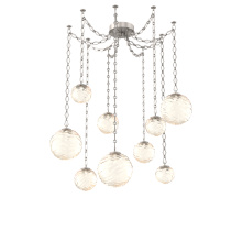 Hammerton SNB0092-09-BS-A-CH1-L1 - Gaia Multi Light Pendant Beige Silver
