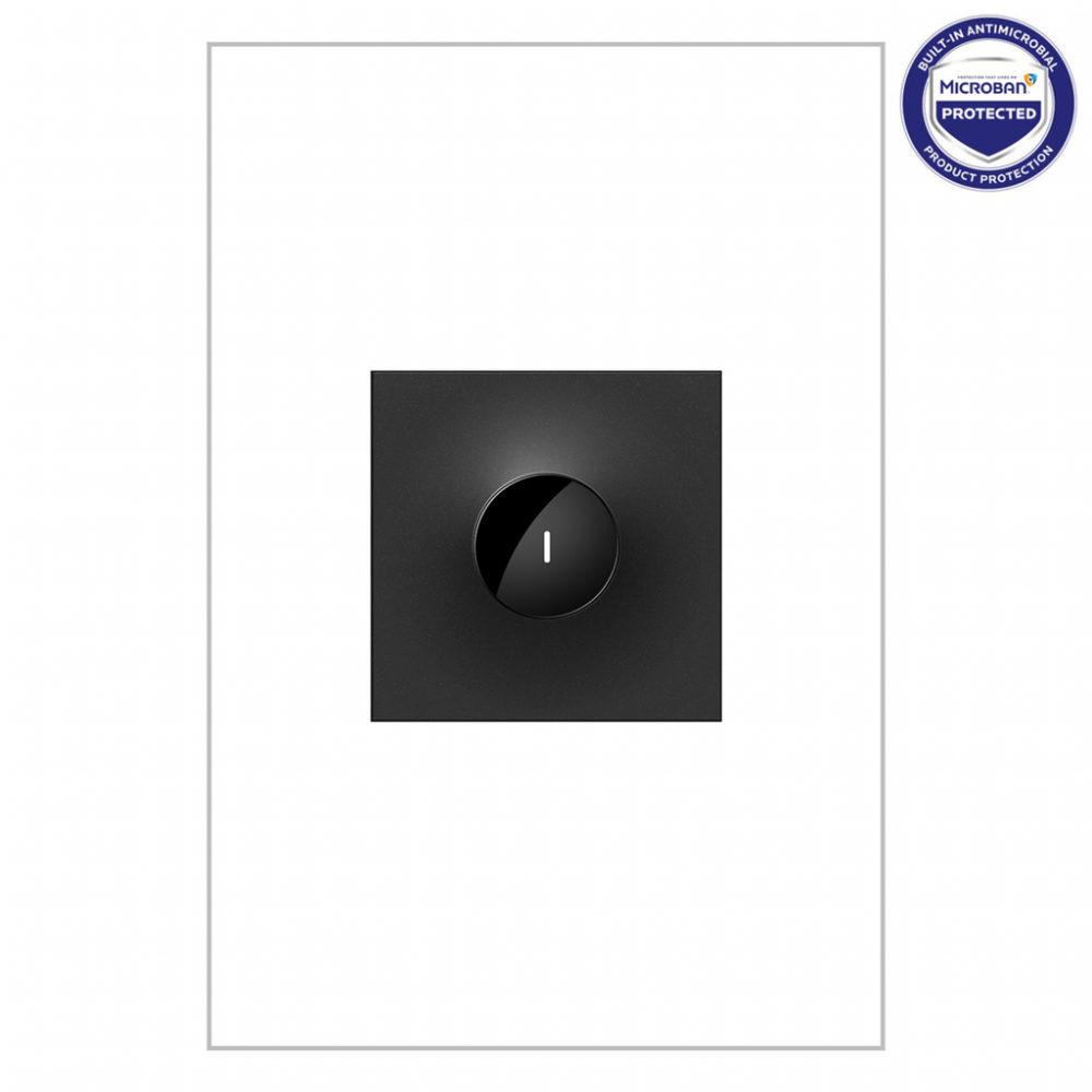 adorne 15A Wave Switch, Graphite, with Microban