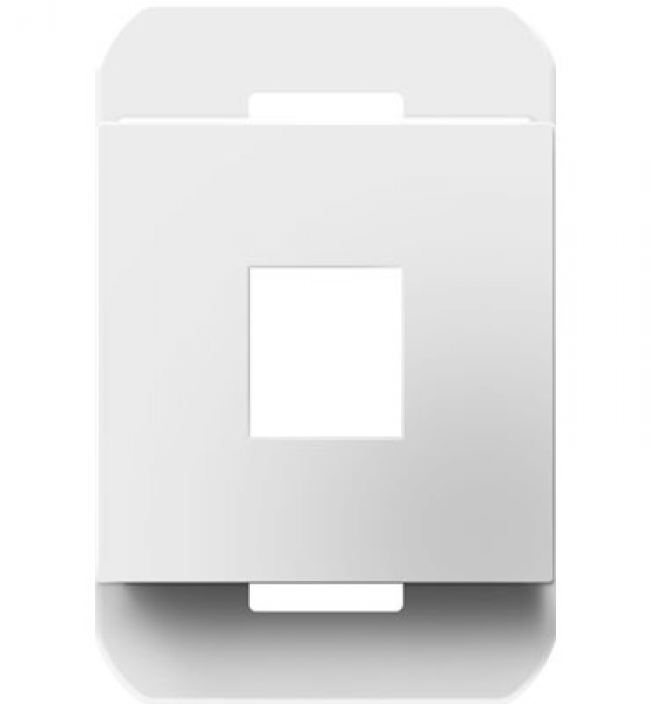 adorne 1-Port Frame, White