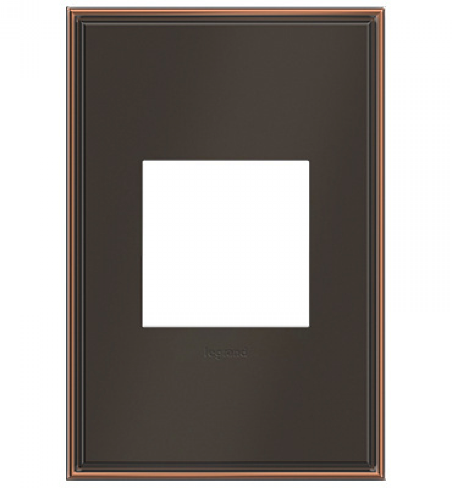 adorne Oil-Rubbed Bronze One-Gang Screwless Wall Plate