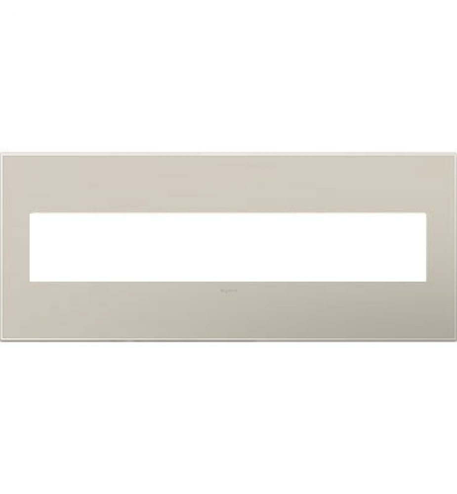 adorne Greige Six-Gang Screwless Wall Plate