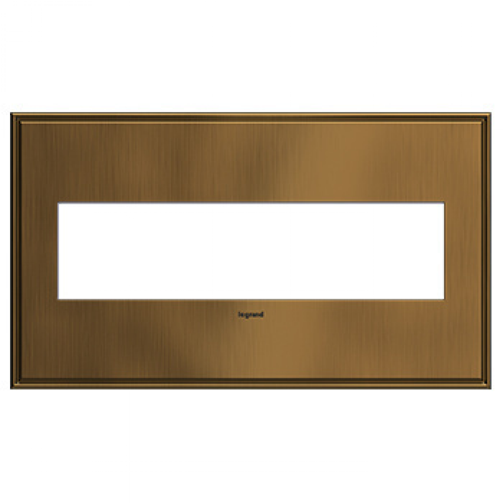 adorne Coffee Four-Gang Screwless Wall Plate