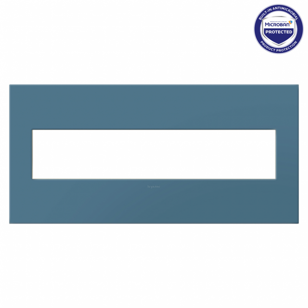 adorne Mystic Five-Gang Screwless Wall Plate with Microban