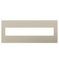 Legrand AWP6GTM1 - adorne Titanium Six-Gang Screwless Wall Plate