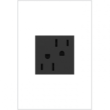 Legrand ARTR152G4 - adorne 15A Dual Tamper-Resistant Outlet, Graphite