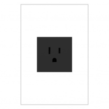 Legrand ARTR151G10 - adorne 15A Single Tamper-Resistant Outlet, Graphite