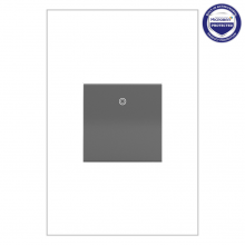 Legrand ASPD1532M4 - adorne 15A Paddle Switch, Magnesium, with Microban