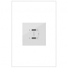 Legrand ARUSB30PDW4 - adorne Ultra-Fast Plus Power Delivery USB Type-C/C Outlet Module, White