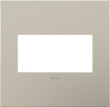 Legrand AWC2GSN4 - adorne Satin Nickel Two-Gang Screwless Wall Plate