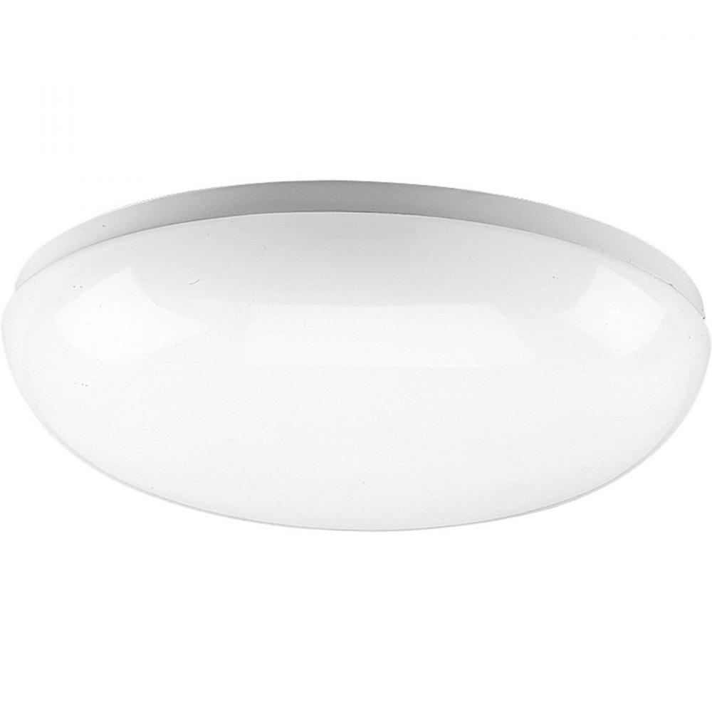 Two-Light 14" Round Cloud CFL Close-to-Ceiling