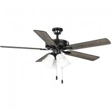 Progress P250081-31M-WB - P250081-31M-WB CEILING FAN W/LIGHT KIT